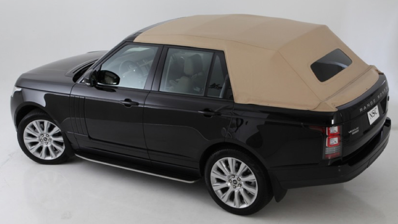 Illustration for article titled Someone Turned A Range Rover Into A Volkswagen Rabbit Cabrio